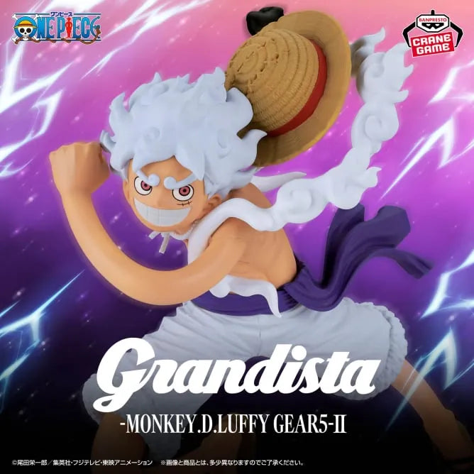 One Piece - Monkey D. Luffy - Grandista - Gear 5, II (Bandai Spirits)ㅤ – Bandai Spirits – ActionFigure Brasil