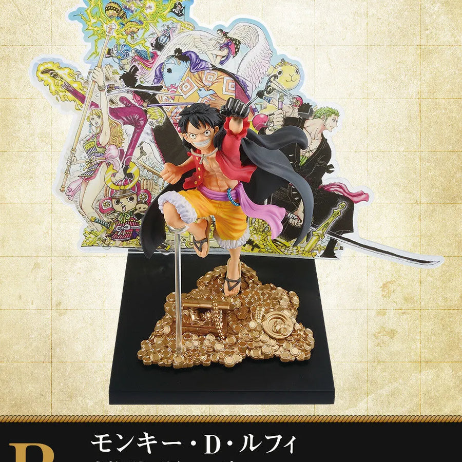 One Piece - Monkey D. Luffy - Ichiban Kuji One Piece WT100 Memorial Eiichiro Oda Draws 100 Great Pirates - B Prize (Bandai Spirits)ㅤ – Bandai Spirits – ActionFigure Brasil