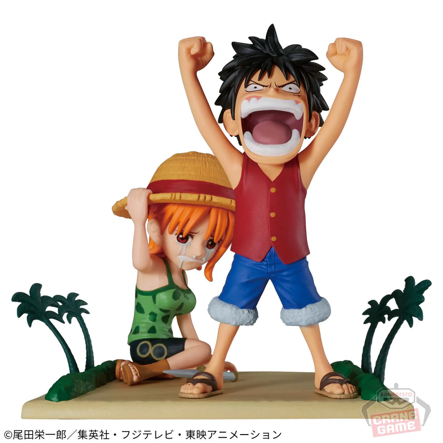 One Piece - Monkey D. Luffy - Nami - Log Stories - World Collectable Figure - Atarimaeda! ! ! ! ! (Bandai Spirits)ㅤ – Bandai Spirits – ActionFigureBrasil