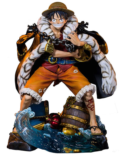 One Piece - Monkey D. Luffy - One Piece Log Collection Statue (Plex, Unique Art Studio)ㅤ – Plex – ActionFigure Brasil