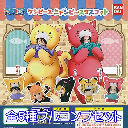 One Piece - Monkey D. Luffy - One Piece Nyan-Piece Mascot (Bandai)ㅤ – Bandai – ActionFigure Brasil