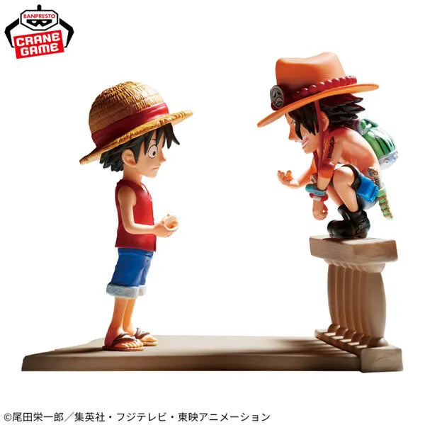One Piece - Monkey D. Luffy - Portgas D. Ace - Log Stories - World Collectable Figure (Bandai Spirits)ㅤ – Bandai Spirits – ActionFigure Brasil