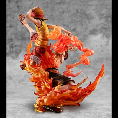One Piece - Monkey D. Luffy - Portgas D. Ace - Portrait Of Pirates Maximum - Kyoudai no Kizuna, 20th LIMITED Ver. (MegaHouse) [Shop Exclusive]ㅤ – MegaHouse – ActionFigureBrasil — acessórios