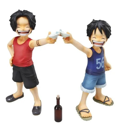 One Piece - Monkey D. Luffy - Portrait Of Pirates MILD - Excellent Model - 1/8 - CB-EX Brothers Bond (MegaHouse)ㅤ – MegaHouse – ActionFigureBrasil — com base expositora