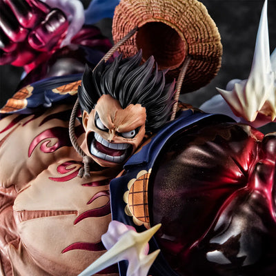 One Piece - Monkey D. Luffy - Portrait Of Pirates "SA-MAXIMUM" - Gear Fourth, Boundman Ver.2 (MegaHouse) [Shop Exclusive]ㅤ – MegaHouse – ActionFigureBrasil — iluminação de estúdio