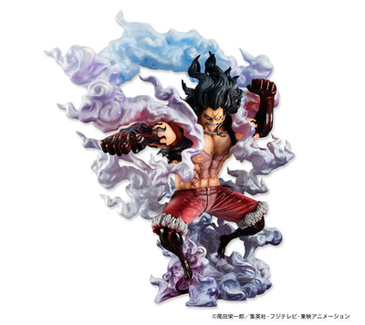 One Piece - Monkey D. Luffy - Portrait Of Pirates "SA-MAXIMUM" - Gear Fourth, Snakeman (MegaHouse)ㅤ – MegaHouse – ActionFigure Brasil — close