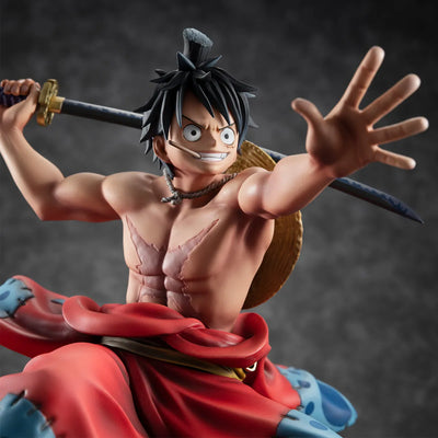 One Piece - Monkey D. Luffy - Portrait of Pirates "Warriors Alliance" - 1/8 - Luffytaro (MegaHouse) [Shop Exclusive]ㅤ – MegaHouse – ActionFigure Brasil — acessórios