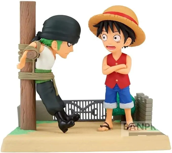 One Piece - Monkey D. Luffy - Roronoa Zoro - One Piece World Collectable Figure Log Stories - World Collectable Figure (Bandai Spirits)ㅤ – Bandai Spirits – ActionFigure Brasil