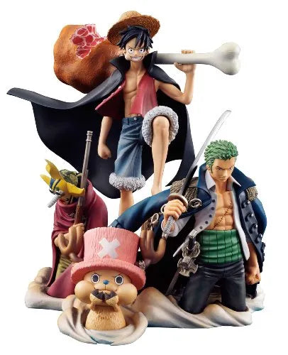 One Piece - Monkey D. Luffy - Roronoa Zoro - Sogeking - Tony Tony Chopper - Desktop Real McCoy (MegaHouse)ㅤ – MegaHouse – ActionFigureBrasil