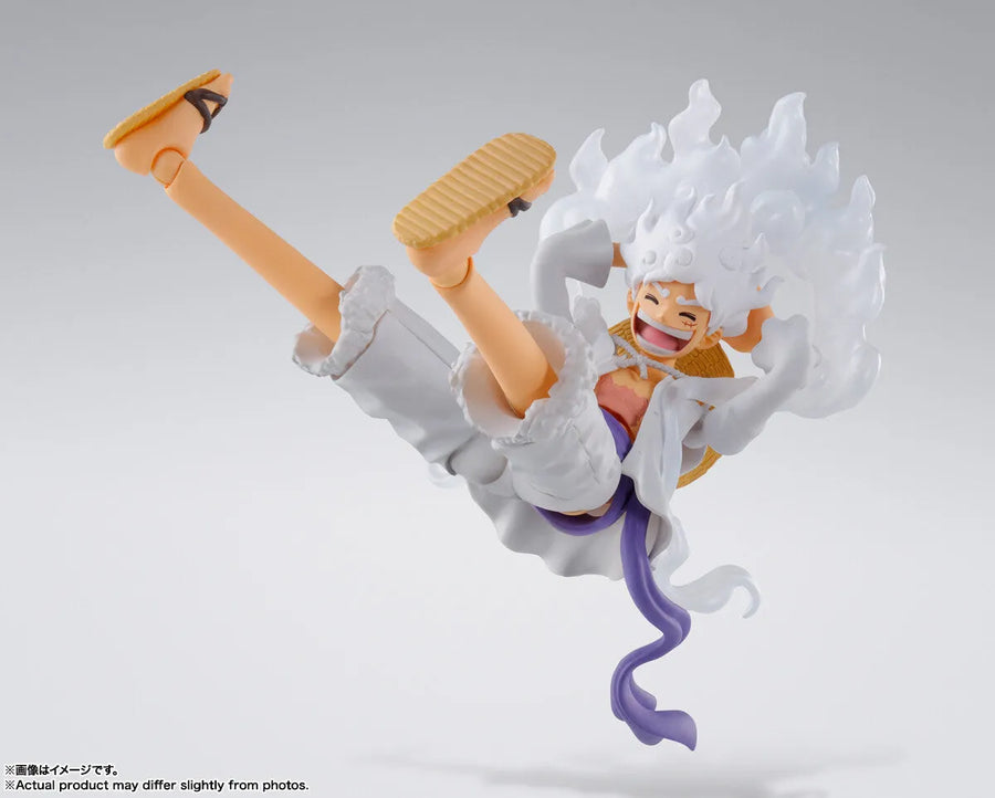 One Piece - Monkey D. Luffy - S.H.Figuarts - Gear 5 (Bandai Spirits)ㅤ – Bandai Spirits – ActionFigure Brasil
