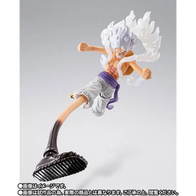 One Piece - Monkey D. Luffy - S.H.Figuarts - Gear 5, Future Island Egghead (Bandai Spirits) [Shop Exclusive]ㅤ – Bandai Spirits – ActionFigure Brasil — com base expositora