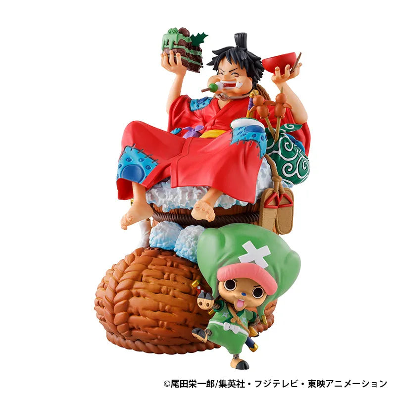 One Piece - Monkey D. Luffy - Tony Tony Chopper - Puchirama DX One Piece Logbox 01 - Puchirama Series (MegaHouse) [Shop Exclusive]ㅤ – MegaHouse – ActionFigure Brasil