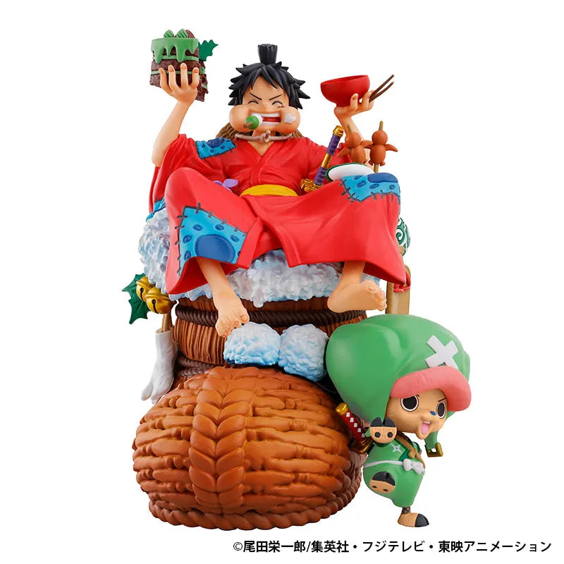 One Piece - Monkey D. Luffy - Tony Tony Chopper - Puchirama DX One Piece Logbox 01 - Puchirama Series (MegaHouse) [Shop Exclusive]ㅤ – MegaHouse – ActionFigure Brasil