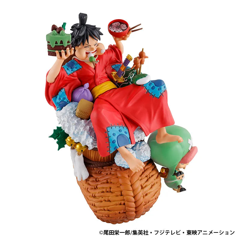 One Piece - Monkey D. Luffy - Tony Tony Chopper - Puchirama DX One Piece Logbox 01 - Puchirama Series (MegaHouse) [Shop Exclusive]ㅤ – MegaHouse – ActionFigure Brasil