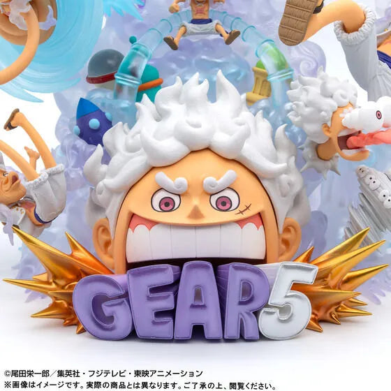 One Piece - Monkey D. Luffy - World Collectable Figure - World Collectable Figure Premium - Gear 5 (Bandai Spirits) [Shop Exclusive]ㅤ – Bandai Spirits – ActionFigure Brasil