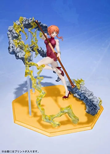 One Piece - Nami - Chou Gekisen -Extra Battle- - Figuarts ZERO - Black Ball (Bandai)ㅤ – Bandai As Manufacturer – ActionFigure Brasil — com base expositora