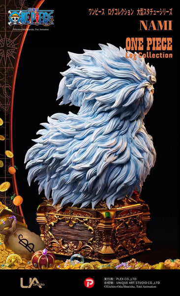 One Piece - Nami - One Piece Log Collection Statue - 1/4 (Unique Art Studio)ㅤ – Unique Art Studio – ActionFigure Brasil — close