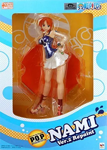 One Piece - Nami - Portrait Of Pirates Limited Edition - Portrait Of Pirates Neo - Excellent Model - 1/8 - Ver.2 Repaintㅤ – MegaHouse – ActionFigure Brasil