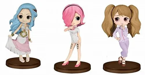 One Piece - Nefertari Vivi - Vinsmoke Reiju - Charlotte Pudding - One Piece Q Posket Petit - Q Posketㅤ – Banpresto – ActionFigure Brasil