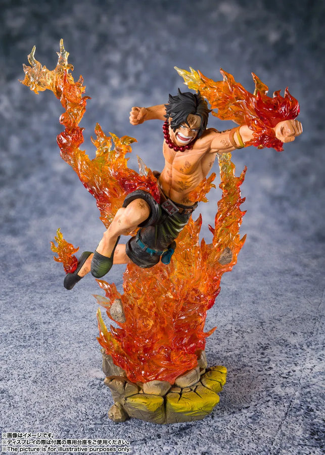 One Piece - Portgas D. Ace - Chou Gekisen -Extra Battle- - Figuarts ZERO - Whitebeard Pirates 2nd Commander (Bandai Spirits)ㅤ – Bandai Spirits – ActionFigure Brasil