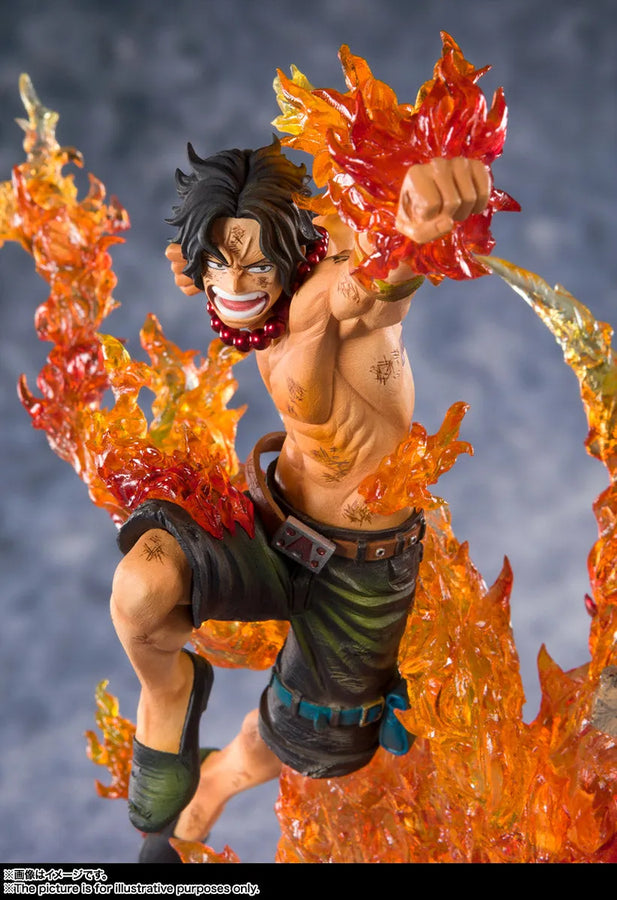 One Piece - Portgas D. Ace - Chou Gekisen -Extra Battle- - Figuarts ZERO - Whitebeard Pirates 2nd Commander (Bandai Spirits)ㅤ – Bandai Spirits – ActionFigure Brasil