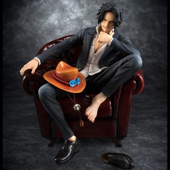 One Piece - Portgas D. Ace - Excellent Model - Portrait Of Pirates Limited Edition - Portrait of Pirates SOC - 1/8ㅤ – MegaHouse – ActionFigure Brasil