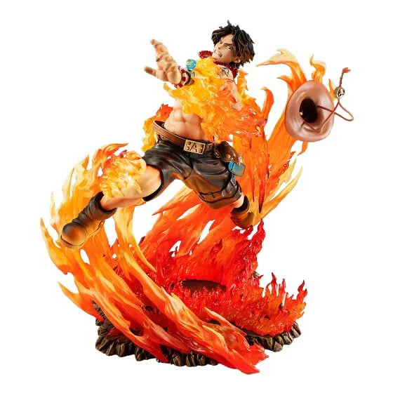 One Piece - Portgas D. Ace - Portrait Of Pirates Maximum - 15th Limited Ver. - Super Limited Reprint Edition (MegaHouse) [Shop Exclusive]ㅤ – MegaHouse – ActionFigure Brasil