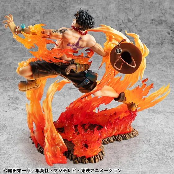 One Piece - Portgas D. Ace - Portrait Of Pirates Maximum - 15th Limited Ver. - Super Limited Reprint Edition (MegaHouse) [Shop Exclusive]ㅤ – MegaHouse – ActionFigure Brasil