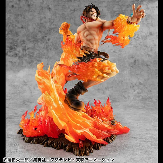One Piece - Portgas D. Ace - Portrait Of Pirates Maximum - 15th Limited Ver. - Super Limited Reprint Edition (MegaHouse) [Shop Exclusive]ㅤ – MegaHouse – ActionFigure Brasil