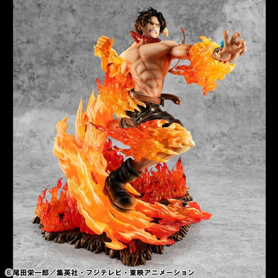 One Piece - Portgas D. Ace - Portrait Of Pirates Maximum - 15th Limited Ver. - Super Limited Reprint Edition (MegaHouse) [Shop Exclusive]ㅤ – MegaHouse – ActionFigure Brasil — com base expositora