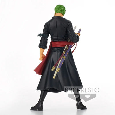 One Piece - Roronoa Zoro - DXF Figure - The Grandline Men - The Grandline Men Wano Country Vol.13 (Bandai Spirits)ㅤ – Bandai Spirits – ActionFigureBrasil — ângulo diferente