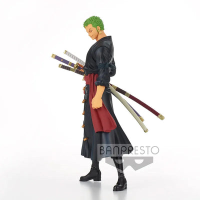 One Piece - Roronoa Zoro - DXF Figure - The Grandline Men - The Grandline Men Wano Country Vol.13 (Bandai Spirits)ㅤ – Bandai Spirits – ActionFigure Brasil — embalagem