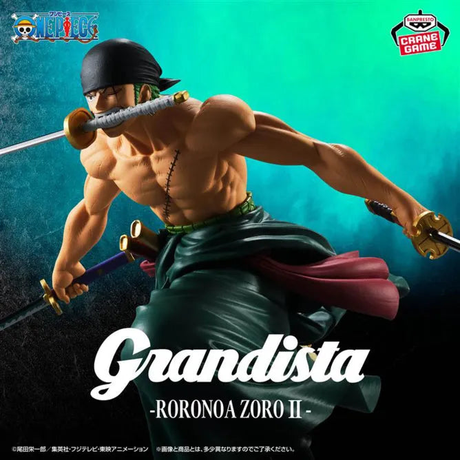 One Piece - Roronoa Zoro - Grandista - II (Bandai Spirits)ㅤ – Bandai Spirits – ActionFigureBrasil