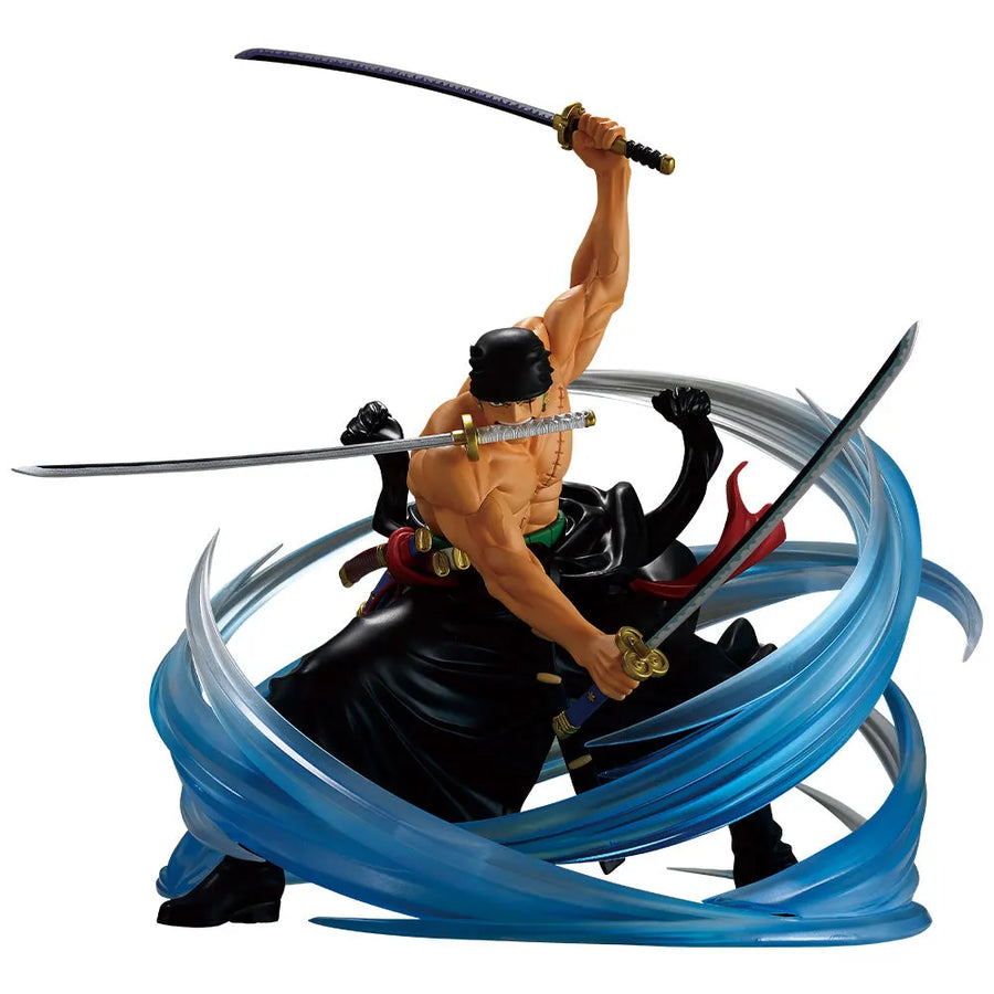 One Piece - Roronoa Zoro - Ichiban Kuji One Piece Takumi no Keifu Hakyoku (C Prize) - Sumishiki Kai Gi - Kokujou Oh Tatsumaki (Bandai Spirits)ㅤ – Bandai Spirits – ActionFigure Brasil