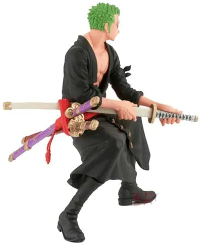 One Piece - Roronoa Zoro - King of Artist - Wano Kuni II (Bandai Spirits)ㅤ – Bandai Spirits – ActionFigureBrasil — ângulo diferente