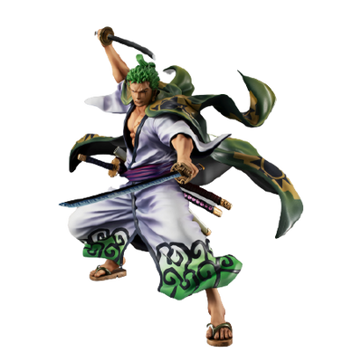 One Piece - Roronoa Zoro - Portrait of Pirates Warriors Alliance - 1/8 - Zorojuurou (MegaHouse) - 2023 Re-release [Shop Exclusive]ㅤ – MegaHouse – ActionFigure Brasil