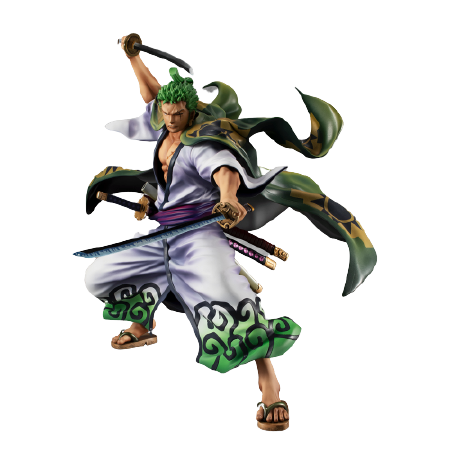 One Piece - Roronoa Zoro - Portrait of Pirates Warriors Alliance - 1/8 - Zorojuurou (MegaHouse) - 2023 Re-release [Shop Exclusive]ㅤ – MegaHouse – ActionFigure Brasil