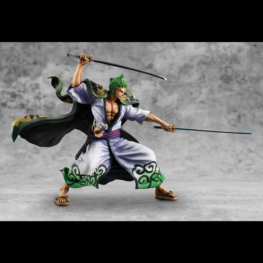 One Piece - Roronoa Zoro - Portrait of Pirates Warriors Alliance - 1/8 - Zorojuurou (MegaHouse) - 2023 Re-release [Shop Exclusive]ㅤ – MegaHouse – ActionFigure Brasil