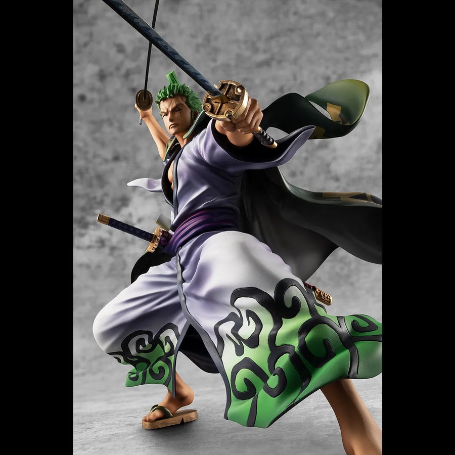 One Piece - Roronoa Zoro - Portrait of Pirates Warriors Alliance - 1/8 - Zorojuurou (MegaHouse) - 2023 Re-release [Shop Exclusive]ㅤ – MegaHouse – ActionFigure Brasil