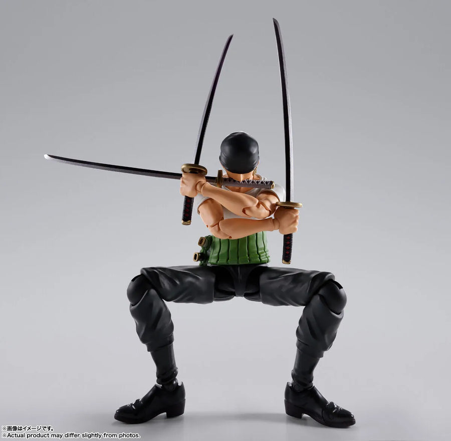 One Piece - Roronoa Zoro - S.H.Figuarts - Romance Dawn (Bandai Spirits)ㅤ – Bandai Spirits – ActionFigure Brasil