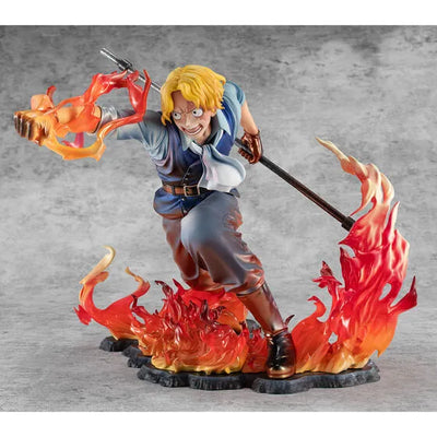 One Piece - Sabo - Portrait Of Pirates Limited Edition - Hiken Keishou (MegaHouse) [Shop Exclusive]ㅤ – MegaHouse – ActionFigure Brasil — com base expositora
