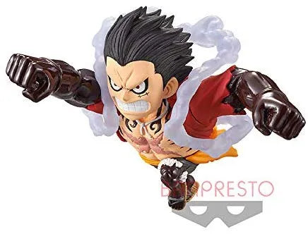 One Piece - World Collectable Figure - Treasure Rally IV - Luffy - Nico Robin - Mini Merry (ver. 2) - Luffy Gear 4 - Bullet (haki) - Set of 5 Figures (Banpresto)ㅤ – Banpresto – ActionFigure Brasil
