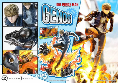 One Punch Man - G4 - Genos - Concept Masterline - 1/6 (Prime 1 Studio)ㅤ – Prime 1 Studio – ActionFigureBrasil — ângulo diferente