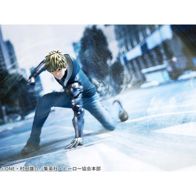 One Punch Man - Genos (Bandai Spirits)ㅤ – Bandai Spirits – ActionFigure Brasil — ângulo diferente