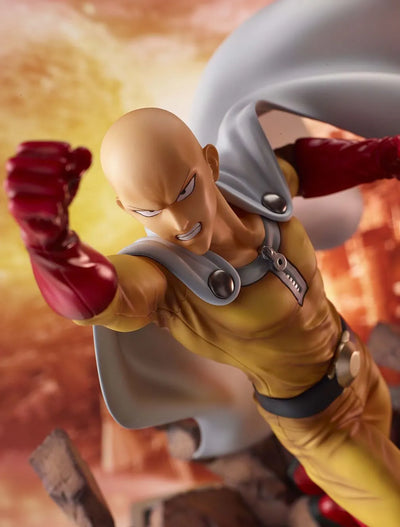 One Punch Man - Saitama - Shibuya Scramble Figure - 1/7 - Inseki Hakai ver. (Alpha Satellite) [Shop Exclusive]ㅤ – Alpha Satellite – ActionFigureBrasil — embalagem