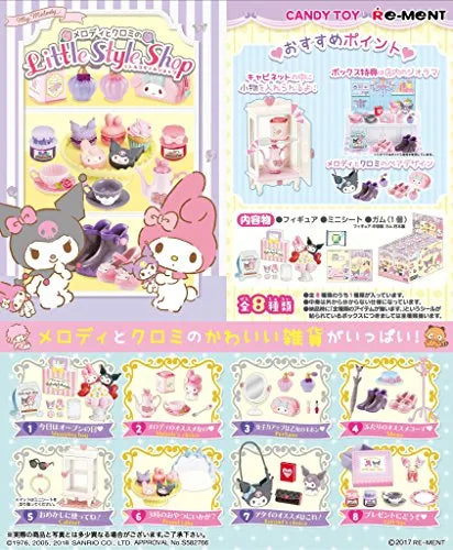 Onegai My Melody - Kuromi - My Melody - Melody and Kuromi's Little Style Shop - Miniature - 1 - Shopping Bag (Re-Ment)ㅤ – Re-Ment As Manufacturer – ActionFigure Brasil