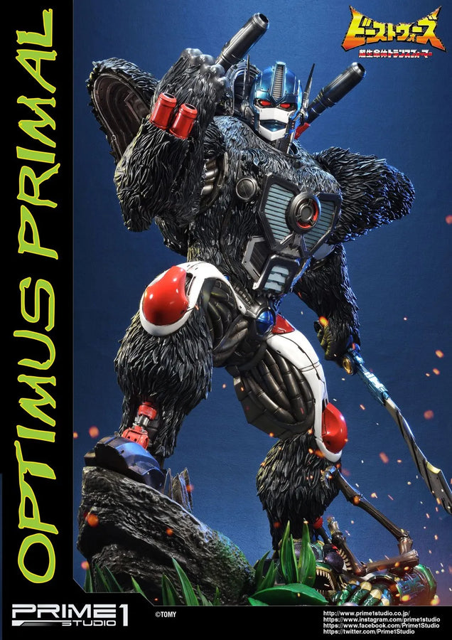 Optimus Primal (Regular Version) Beast Wars: Transformers – Prime1Studio – ActionFigure Brasil