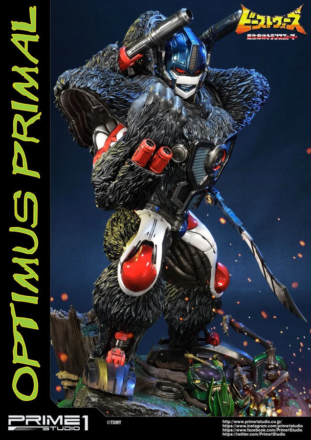 Optimus Primal (Regular Version) Beast Wars: Transformers – Prime1Studio – ActionFigure Brasil