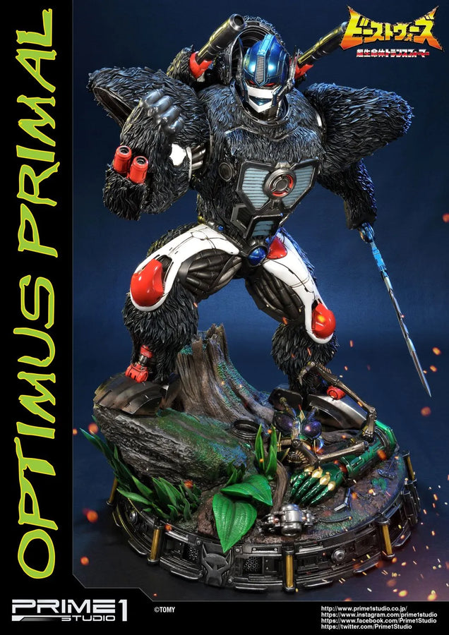 Optimus Primal (Regular Version) Beast Wars: Transformers – Prime1Studio – ActionFigure Brasil