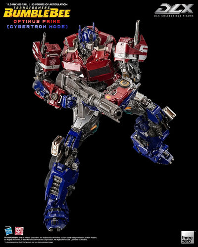 Optimus Prime (Cybertron Mode) DLX – Threezero – ActionFigure Brasil — embalagem